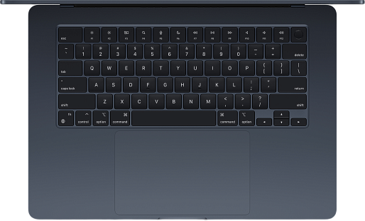Ноутбук Apple MacBook Air 13 (M2, 2024) 16/256GB (MC7X4) US + гравировка (темная ночь)