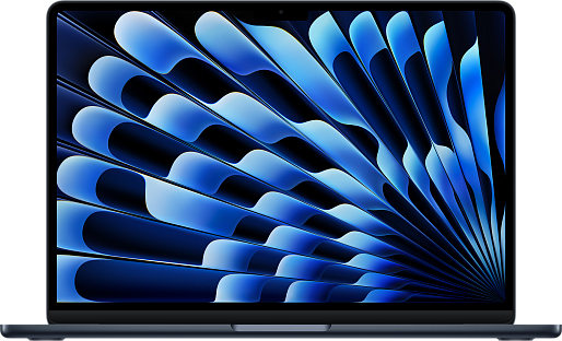 Ноутбук Apple MacBook Air 13 (M4, 2025) 16/256GB (MW123) US + гравировка (темная ночь)